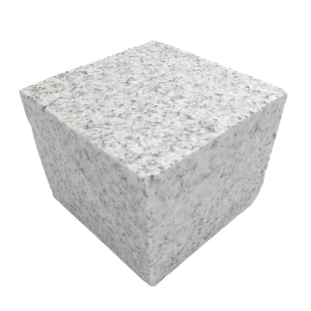 G603 Granite Flamed Cobblestone for Outdoor Paving