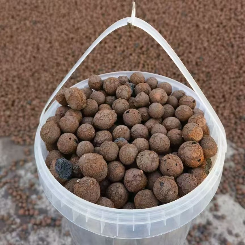 9-12mm Expanded Clay Pebbles Hydroponic Growing Clay Balls