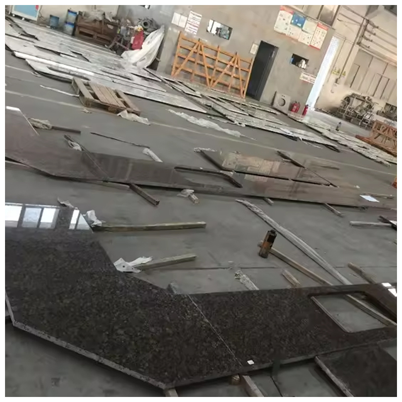 Prefab Baltic Brown Granite Kitchen Waterfall Island Top/Worktop/Bench Top/Countertop