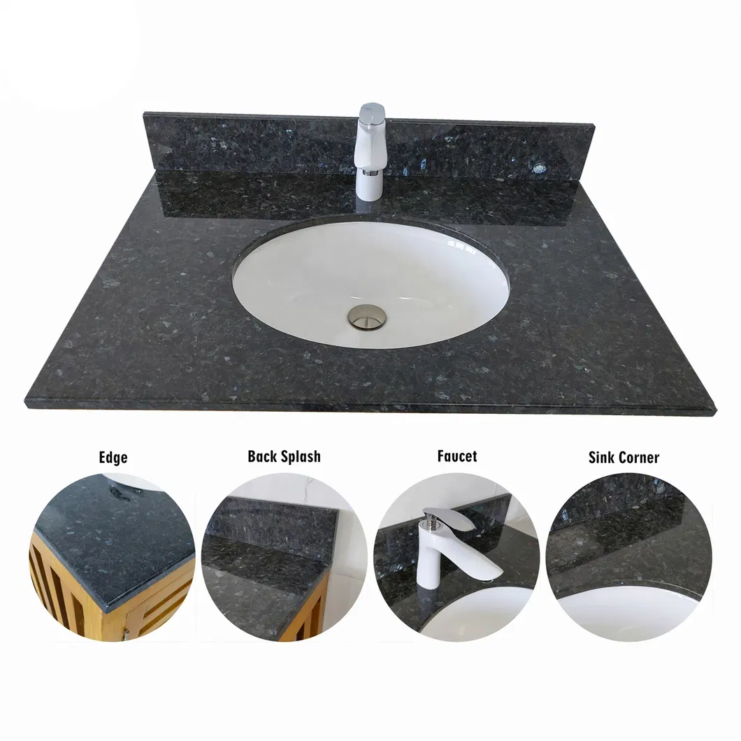 Granite Bathroom Vanity Top View 2