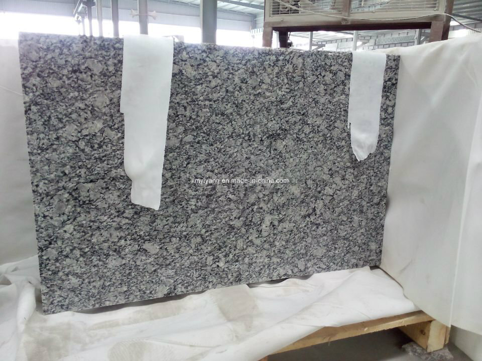 Prefabricated Grey Wave Granite Stone Countertops for Kitchen/Worktop/Vanitytop Projects
