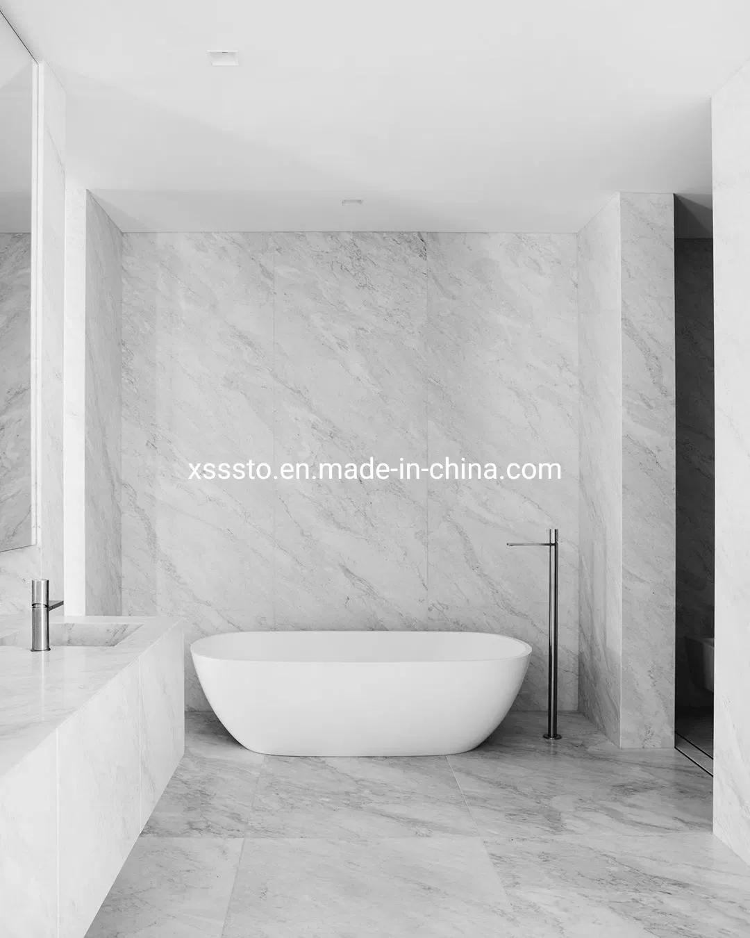 Cararra White Marble Vanity Tops for Bathroom