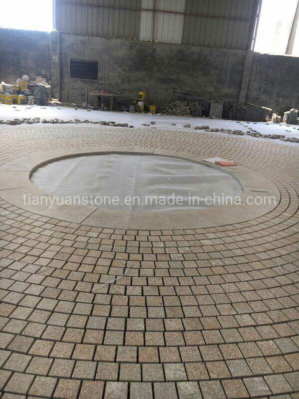 Yellow/Grey/Black/Red Granite Kerbstone/Curbstone/Paving Stone/Cobblestone for Construction Projects