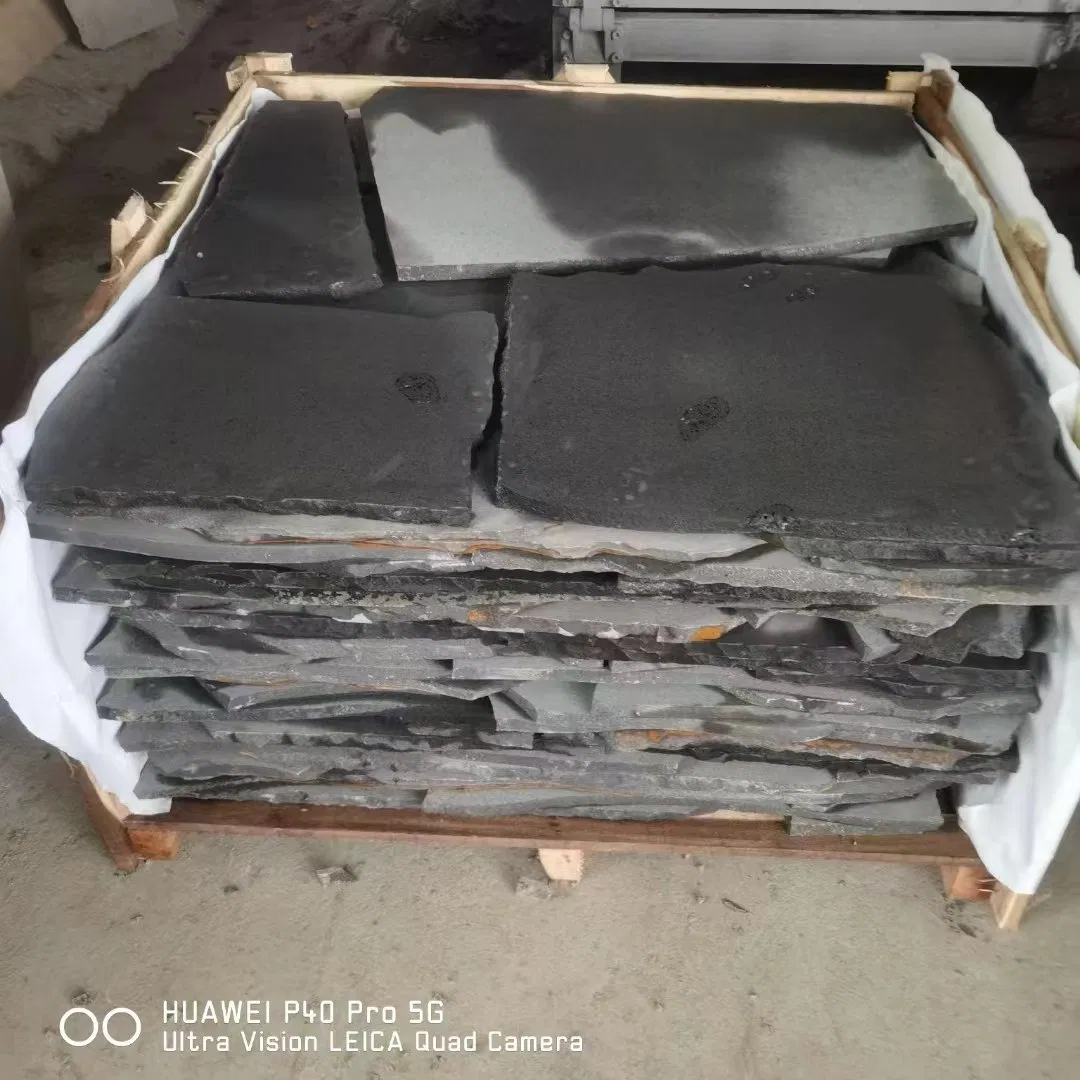 Big Hole Lava Round Stepping Stone for Outdoor Paving