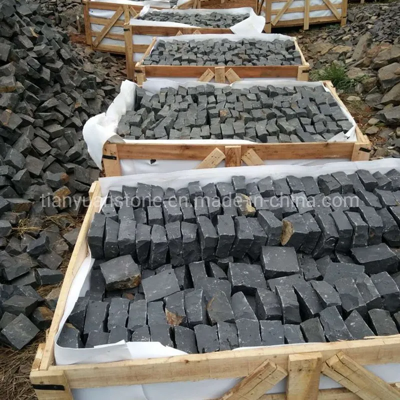 Black Granite Paving