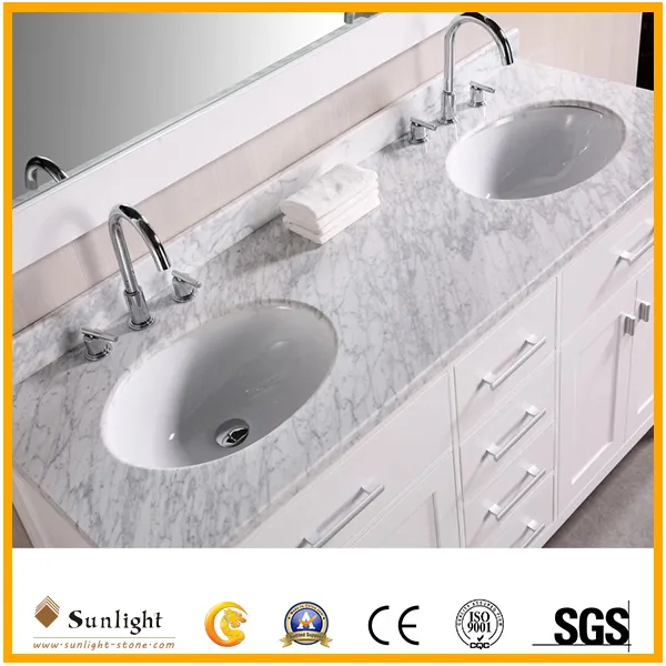 Carrara White Marble Vanity Top 3