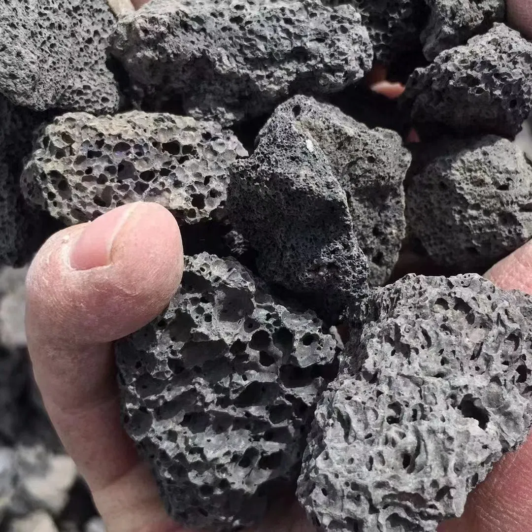 Decorative Red Volcanic Lava Rocks for Aquarium Landscaping