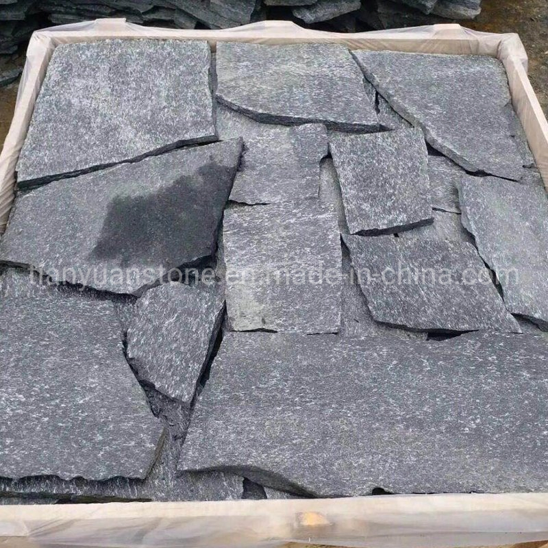 Flamed Black Basalt Driveway Cobblestone