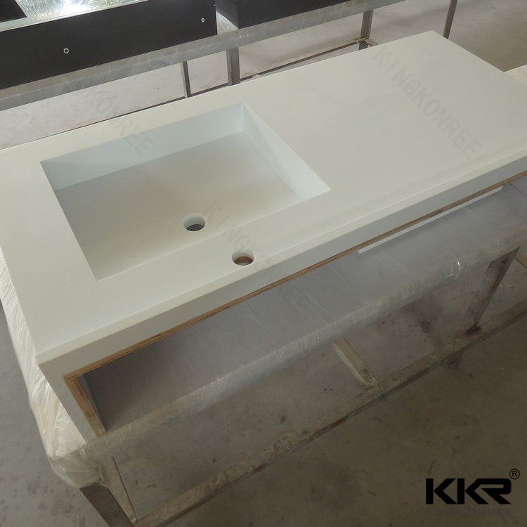 Building Material Quartz Stone Bathroom Vanity Top for Hotel Project