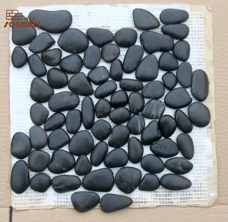Decorative Garden Floor Paving River Pebbles Stone