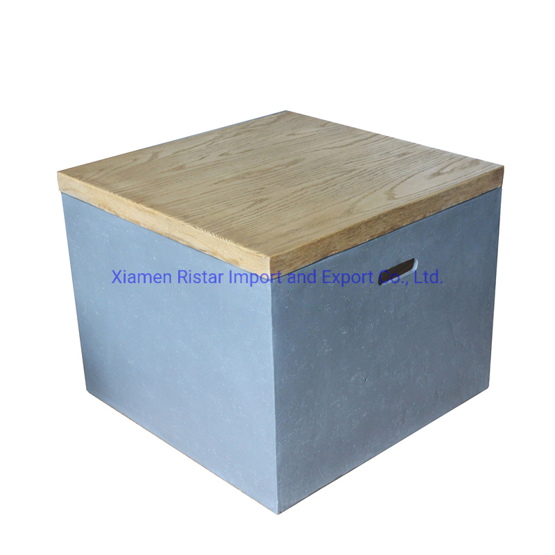 Wood Like Table Top, Concrete Countertop for Outdoor Fire Pit