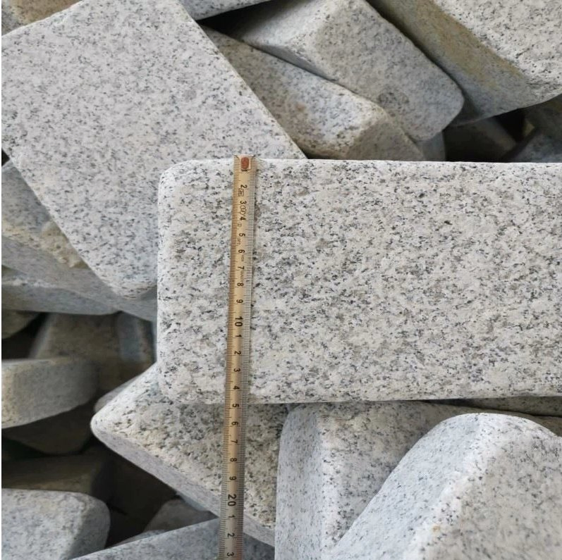 Grey Granito G603 Tumbled Granite Stone Cobbles for Landscape Paving Supplies