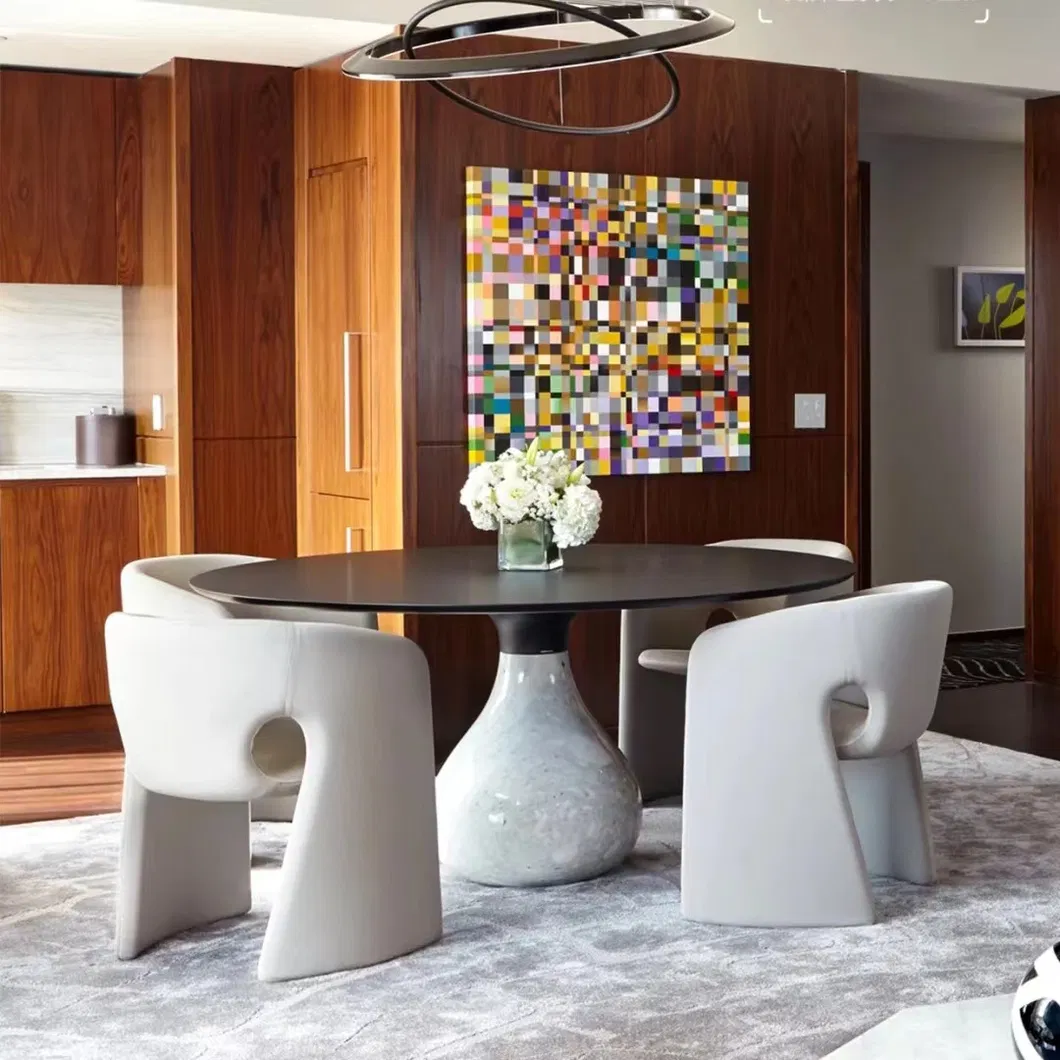 Travertine Table View 1