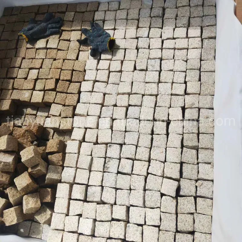 Yellow Granite Paving