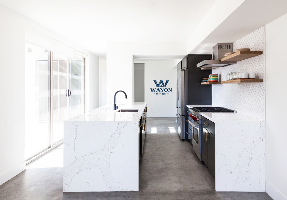 Wholesale Prefab Custom Quartz Countertop Design Stone Slab