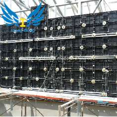 Cheap 100 Times Reusable Adjustable Plastic Column Formwork Concrete Pillar Mould Panel System for Construction