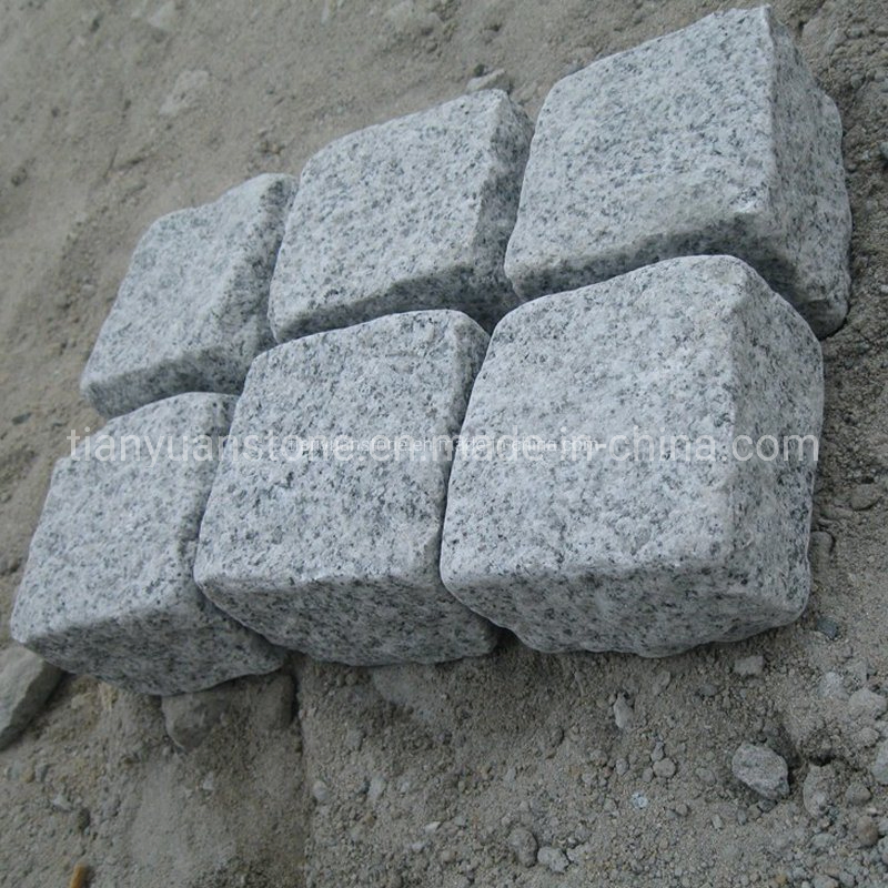 Natural Split G603/G654/G682/G664/Grey/White/Black/Beige/Yellow/Red Granite Pavers Cobblestone for Driveway