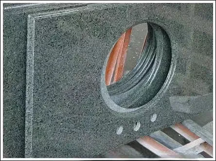 Chinese Green Natural Granite Marble Stone Kitchen Countertops with Custom Design