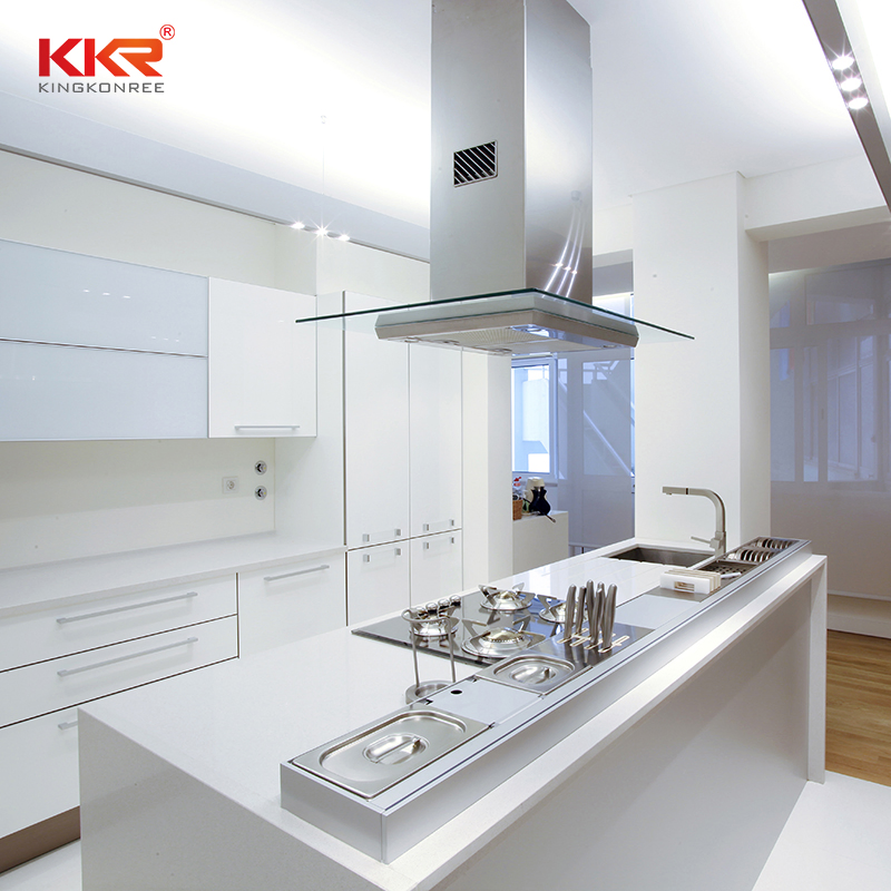 Precut Kitchen Bench Top Solid Surface Stone Countertop