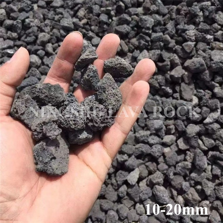 Decorative Stone Big Black Lava Rocks for Landscaping Garden Mulch