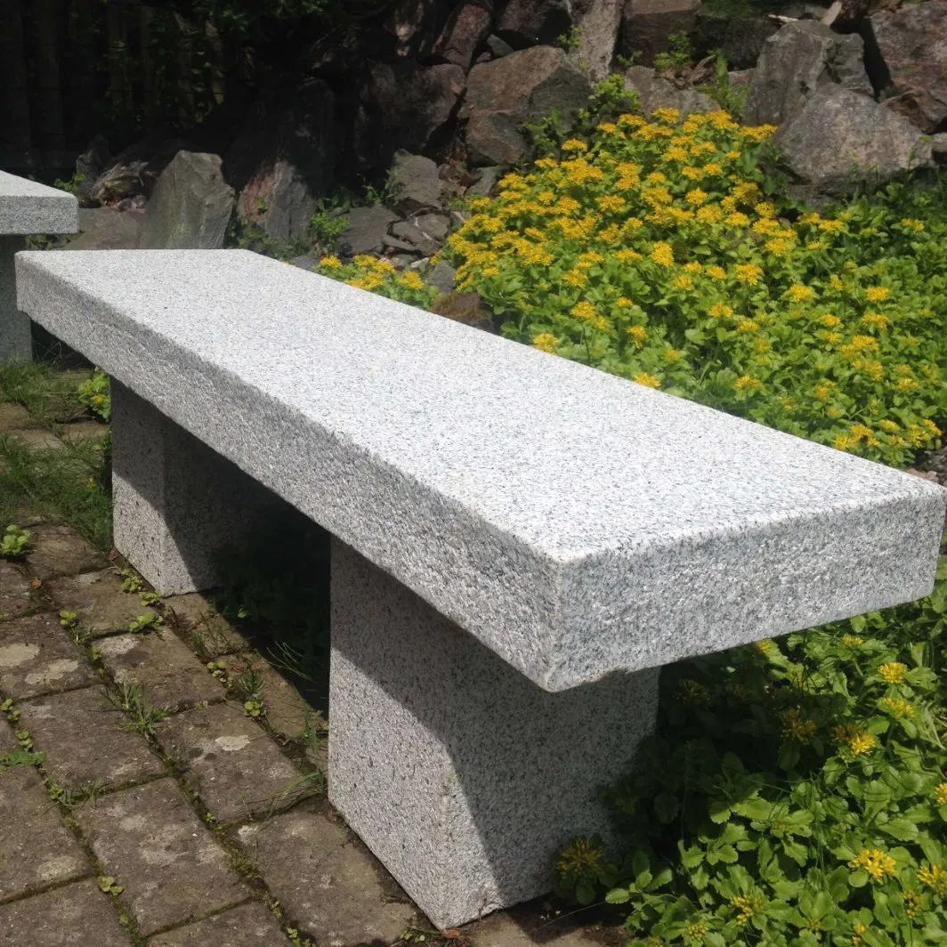 Modern Natural Stone Granite Bench Garden Furniture for Outdoor Decor