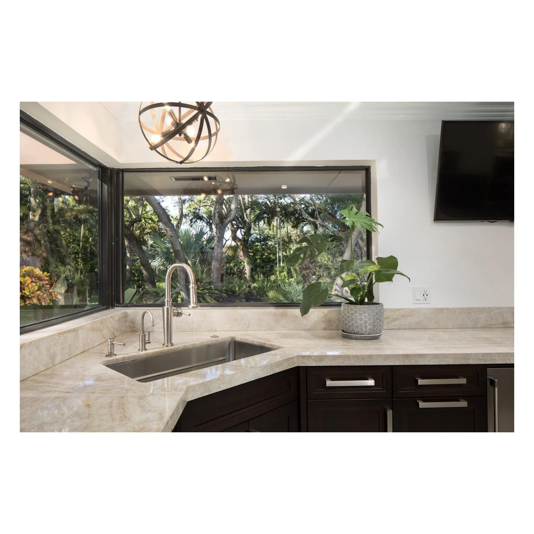 Newstar Prefab Kitchen Quartz Island Natural Bianco Lasa White Marble Stone Countertop Sintered Stone Vanity Top