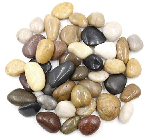 Natural Mixed Color Pebbles, Plant Rocks, Aquarium Gravel, Fish Tank Rocks, Garden Rocks, Vase Fillers, Outdoor Decorative Stones and Large River Rocks