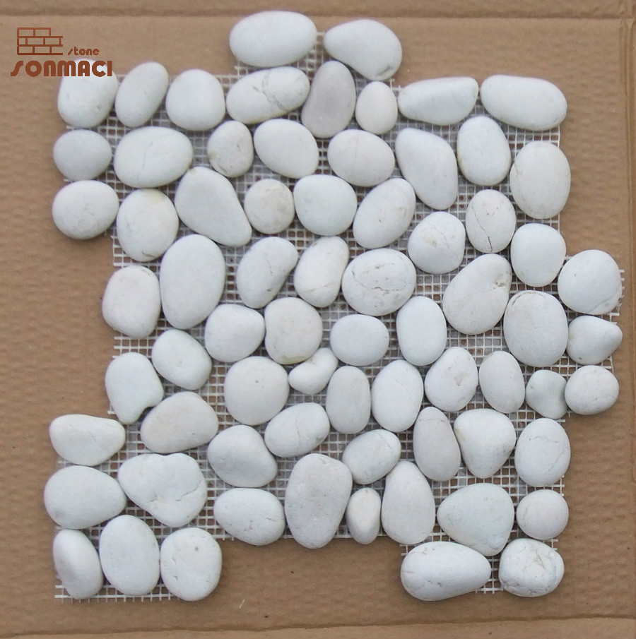 Decorative Garden Floor Paving River Pebbles Stone