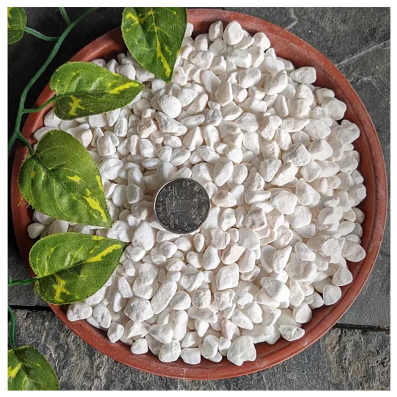 Natural White Cobble River Stone Round Marble Pebbles for Garden Decorative Paving Outdoor Application