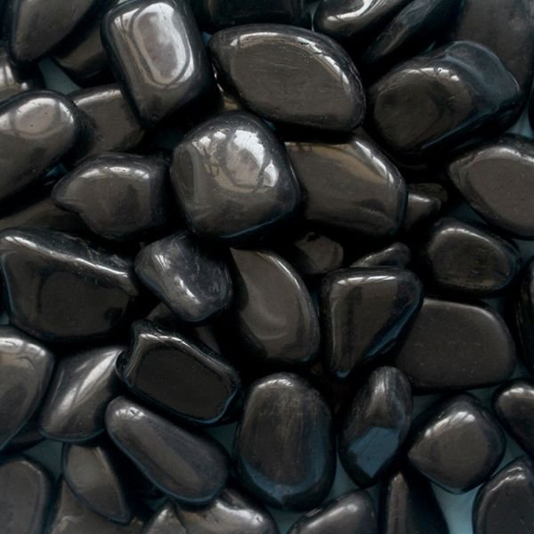 Black Tumbled Pebble Cobble Stone Landscaping Pebbles and Cobbles Stone for Garden Decoration and Landscape