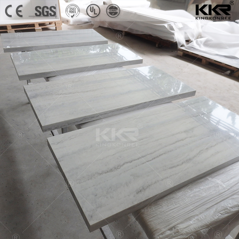 Solid Surface Bathroom Sink Wash Basin Marble Countertop Vanity Top