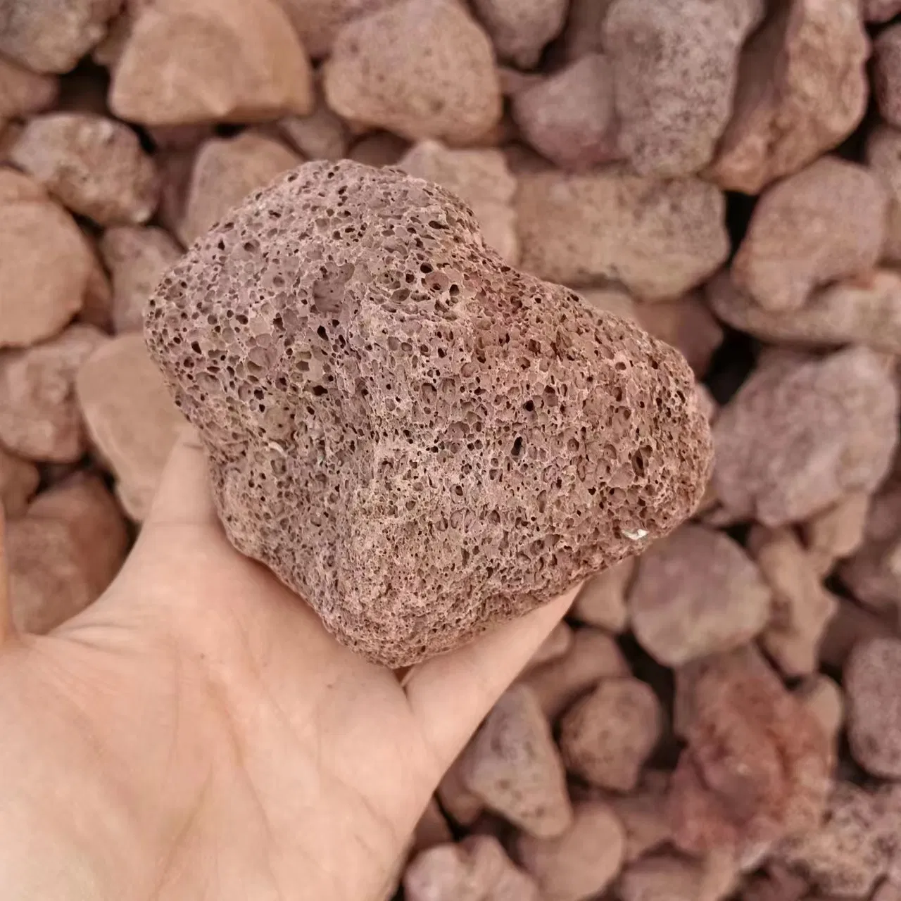 Decorative Red Volcanic Lava Rocks for Aquarium Landscaping