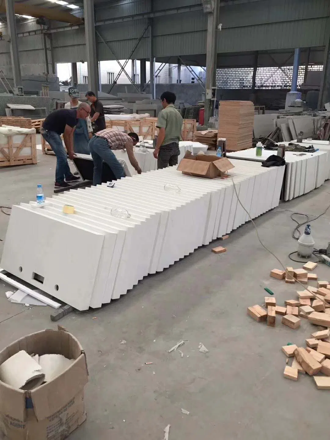 Wholesale Bathroom Vanity Mongolia Black and White Quartz Bathroom Vanity Tops