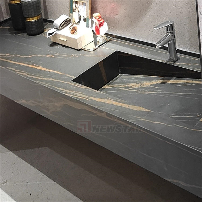 Newstar Hung Quartz Stone Bathroom Basins Bathroom Sink Marble Wash Basin Vanity Top