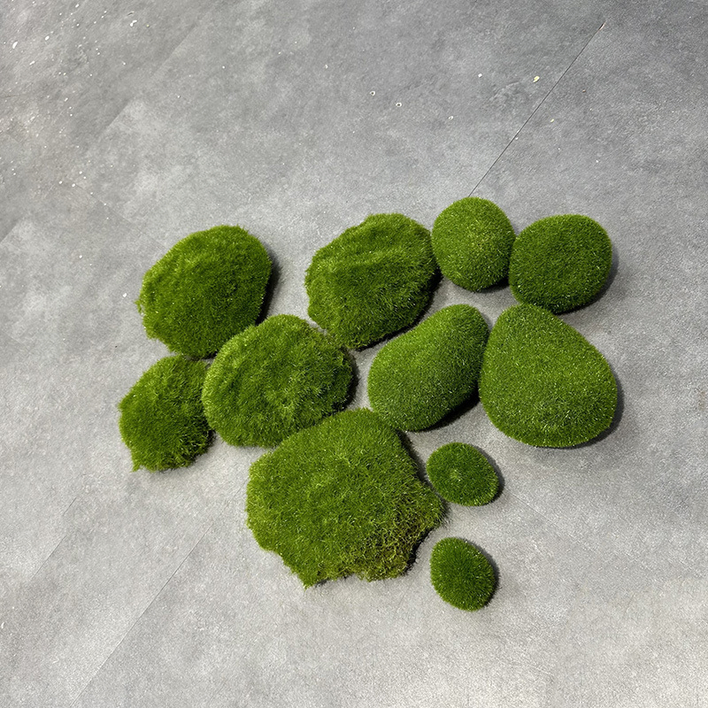 Diverse Artificial Moss Rocks for Floral Arrangements Gardens Hotel Mall Window Crafting Deco