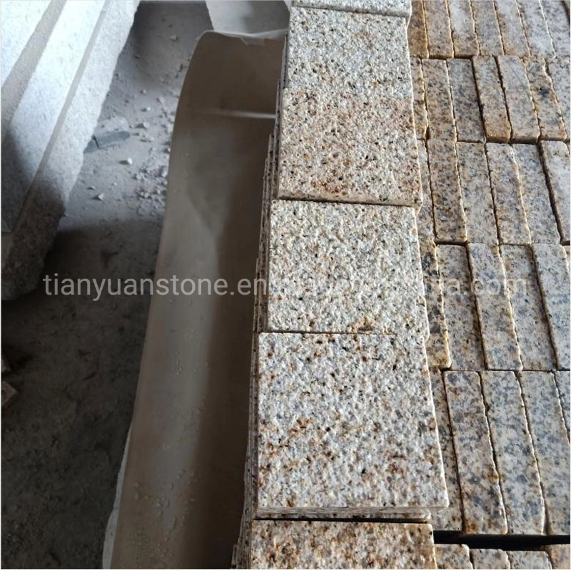 Yellow/Grey/Black/Red Granite Kerbstone/Curbstone/Paving Stone/Cobblestone for Construction Projects