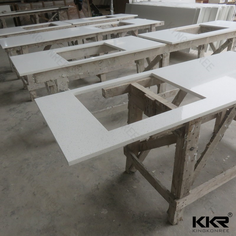 Precut Black Faux Marble Kitchen Island Countertop Made in China