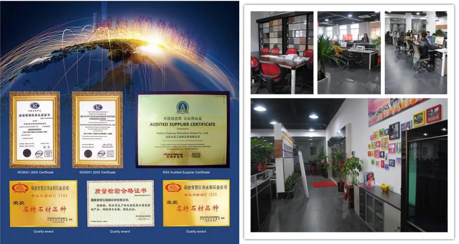 Black Galaxy Granite Prefabricated Kitchen Countertops