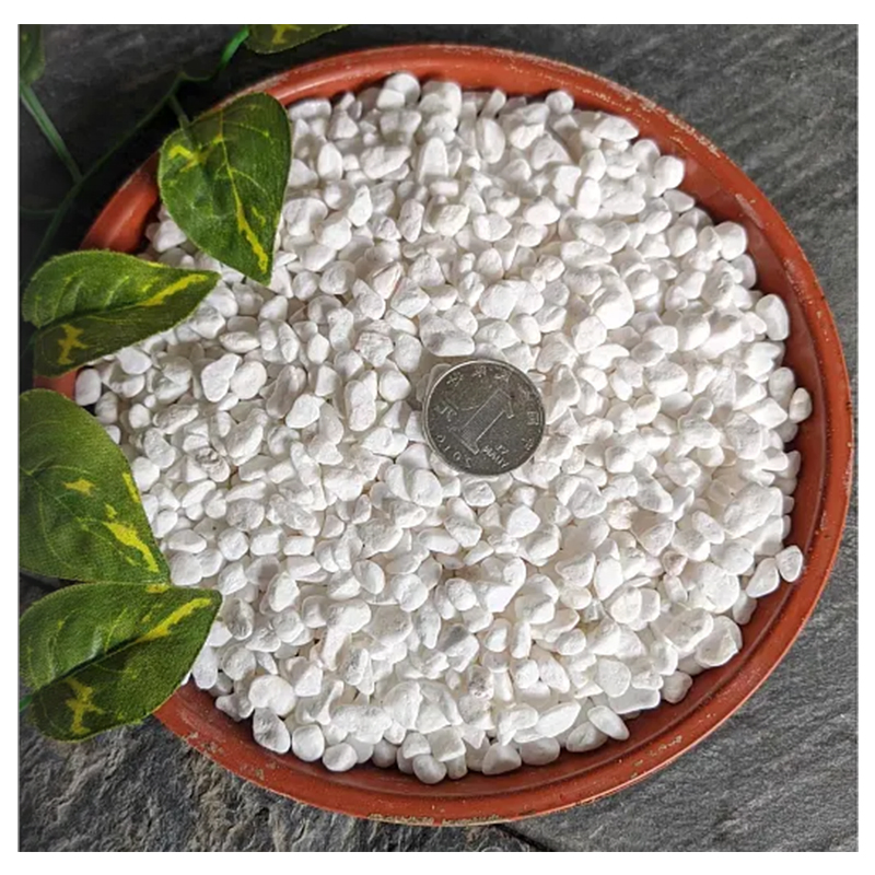Natural White Cobble River Stone Round Marble Pebbles for Garden Decorative Paving Outdoor Application