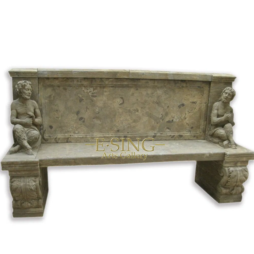 Garden Decoration Antique Stone Bench