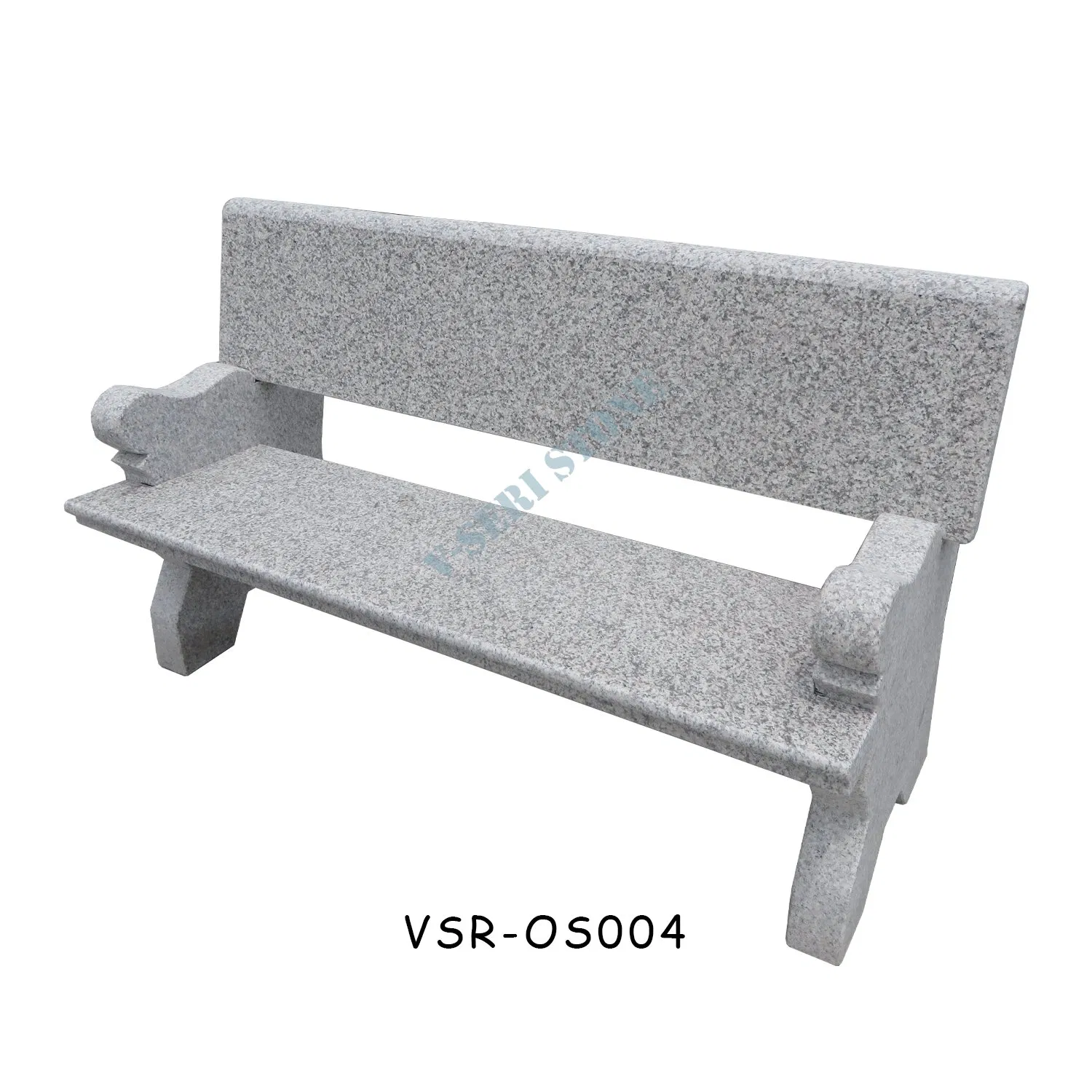 Modern Outdoor Garden Red Granite Stone Chairs Benches Memorial Bench
