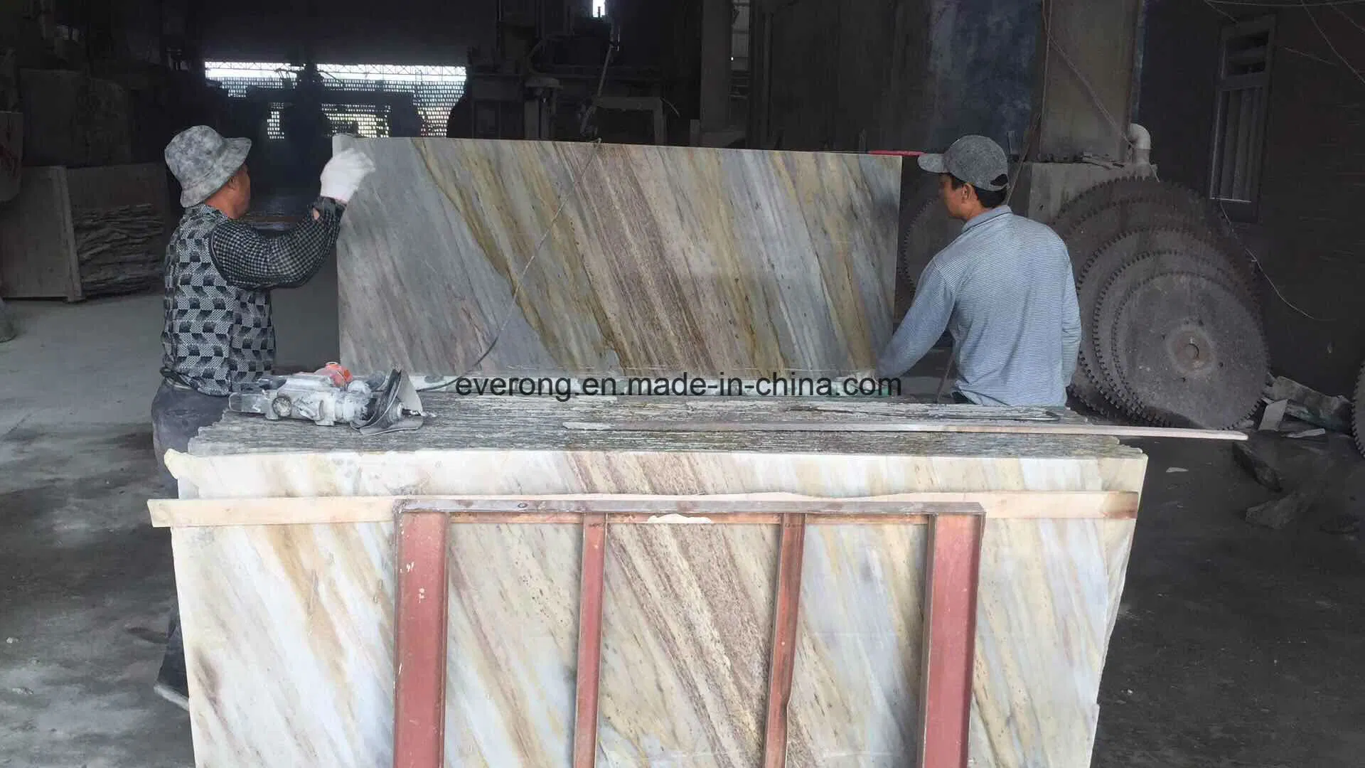 Indian Arison Gold Yellow Granite Prefabricated Countertop for Kitchen