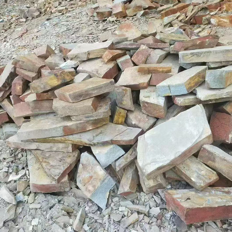 Dry Stacked Fieldstone Wall Decoration Natural Stone for Retaining Wall Construction