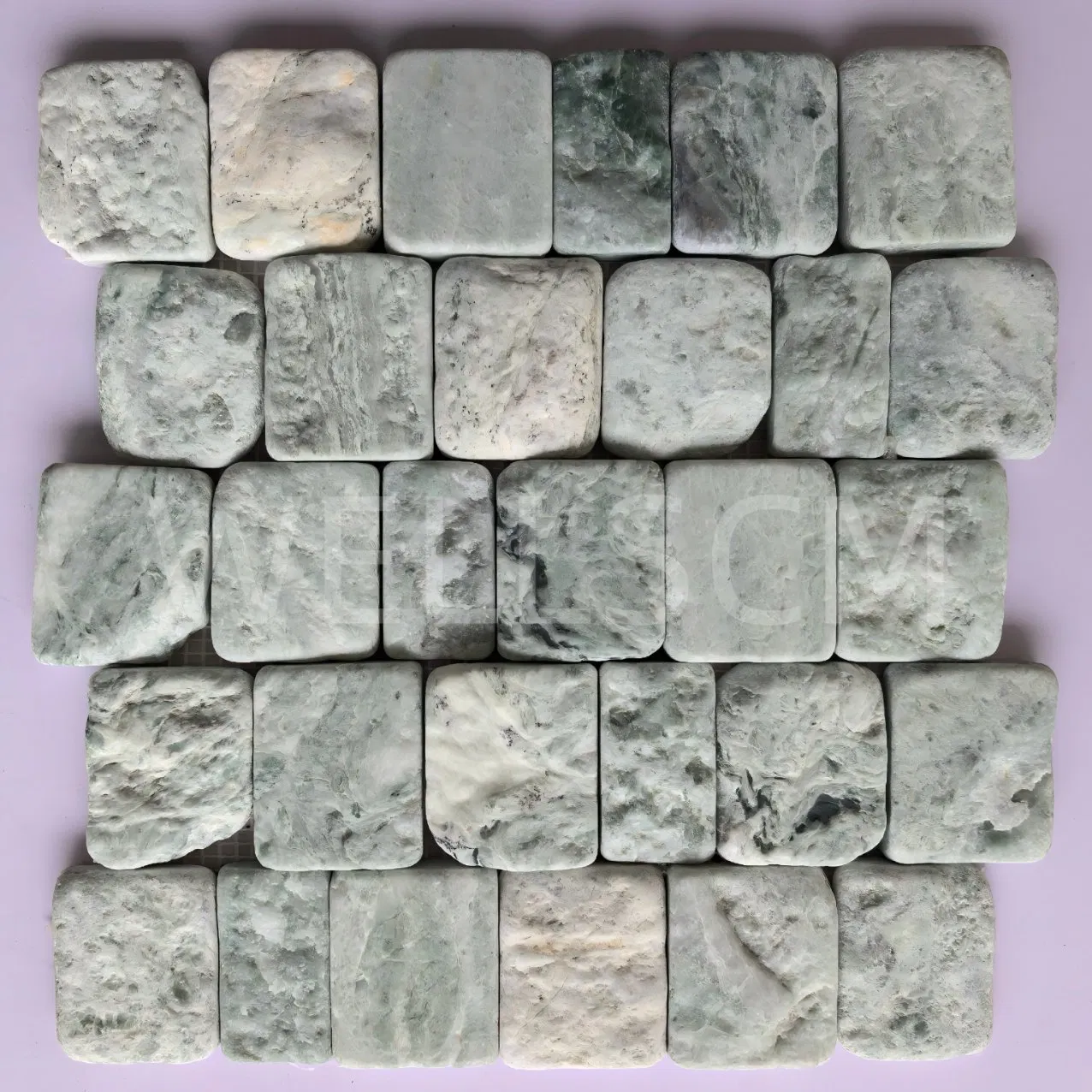 Antique Tumbled Multicolor Natural Sandstone Cobblestone Pavers for Garden Patio Paving Path