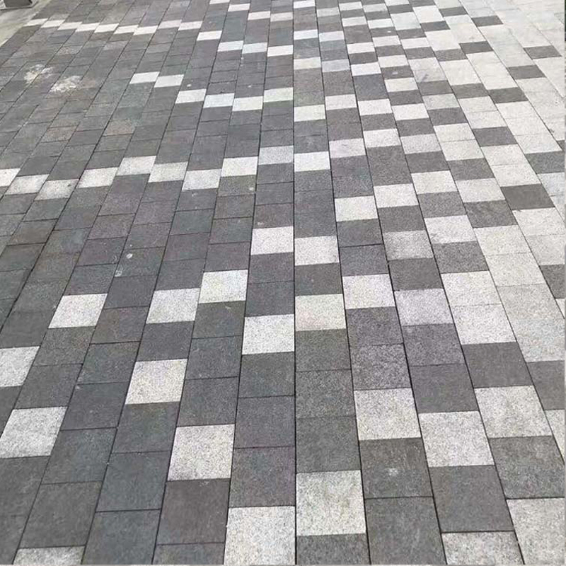 G684 Black Granite Paving Cobblestone for Garden Landscape