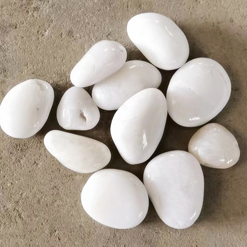 Natural Decorative White Stones Ideal for Home Decor &amp; Garden Landscaping Rocks