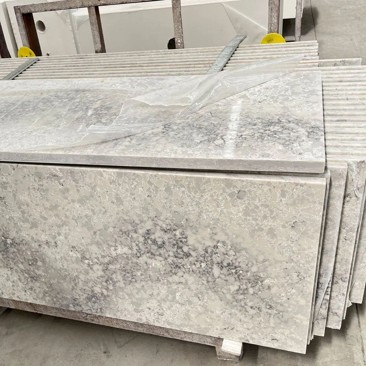 Prefabricated Home Decoration Material Artificial Stone Quartz Types of Countertops