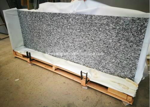 Prefabricated Grey Wave Granite Stone Countertops for Kitchen/Worktop/Vanitytop Projects