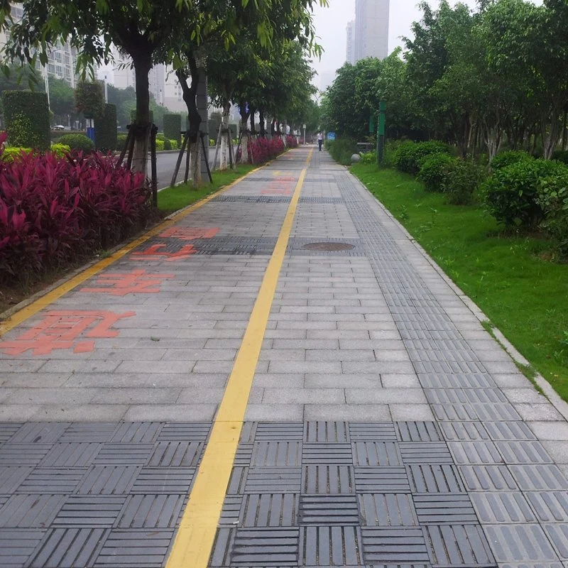 Granite Flame Anti-Slip Sidewalk Tactile Paving Stone for Walkway