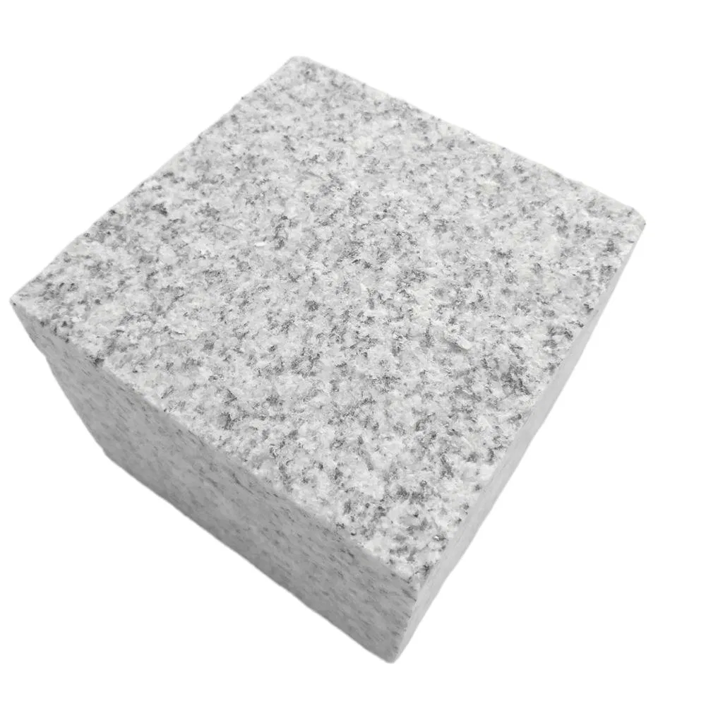 G603 Granite Flamed Cobblestone for Outdoor Paving